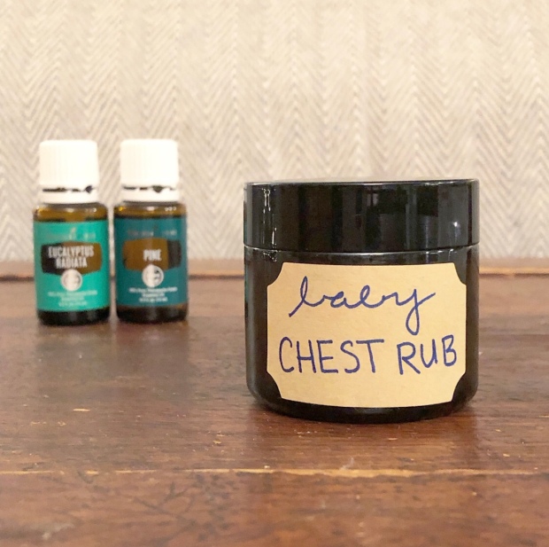 Baby Toddler Chest Rub using Essential Oils