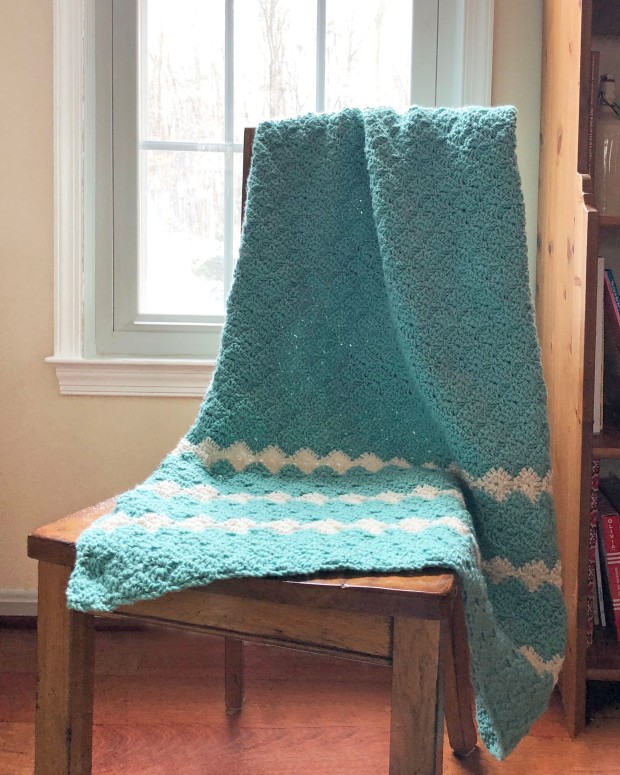 Harlequin Stitch Blanket Free Crochet Pattern