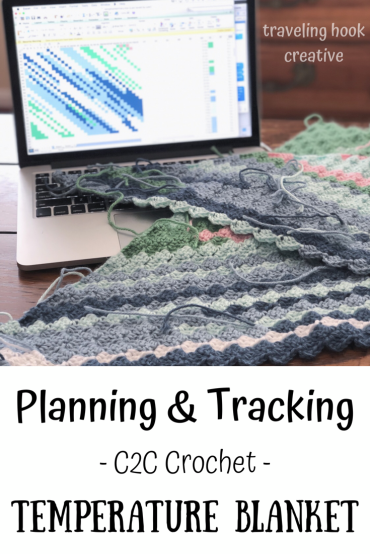 Planning and Tracking C2C Crochet Temperature Blanket